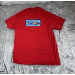 Dragon Ball Z Trunks Primitive Red T-Shirt Size XLarge